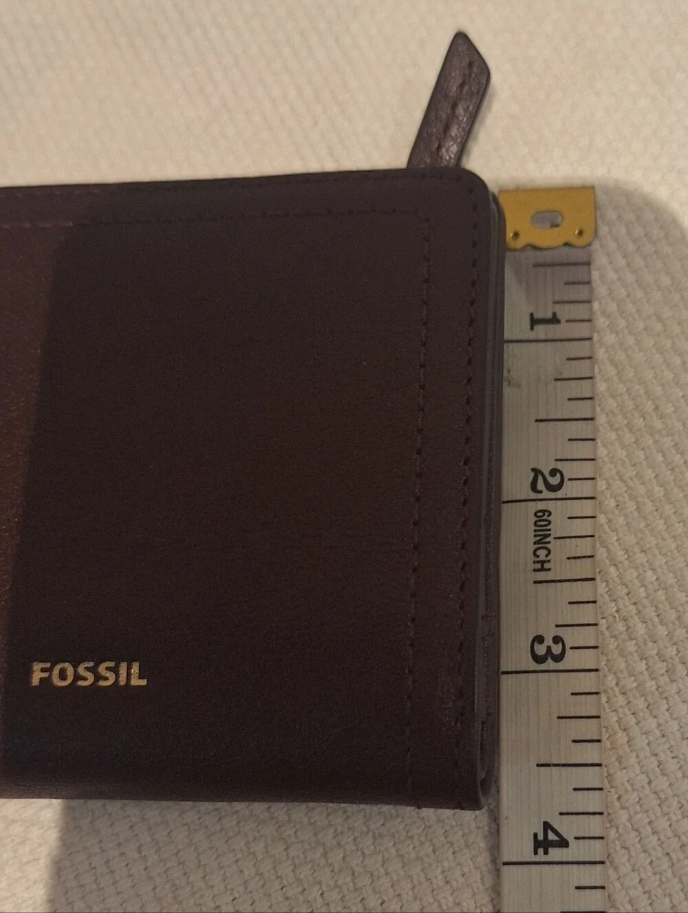 Fossil Leather Bifold Wallet in Brown